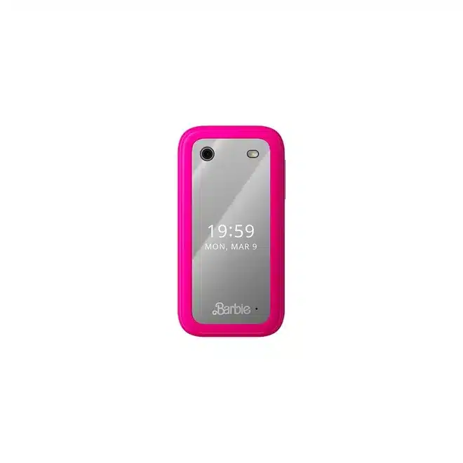 Retro Pink 4G Flip Phone – Stylish Foldable Feature Phone with Classic Keypad