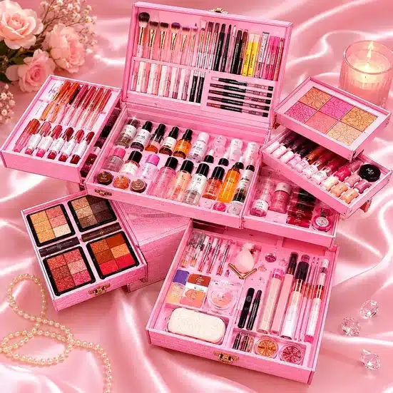 Luxury All-in-One Makeup Vanity Kit – Complete Beauty & Cosmetic Collection