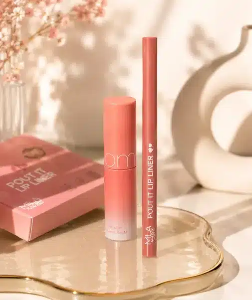 Velvet Matte Lip Duo Set – Liquid Lip Color & Precision Lip Liner