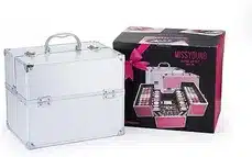 Professional All-in-One Makeup Vanity Case Kit – Complete Cosmetic Collection with Storage Box