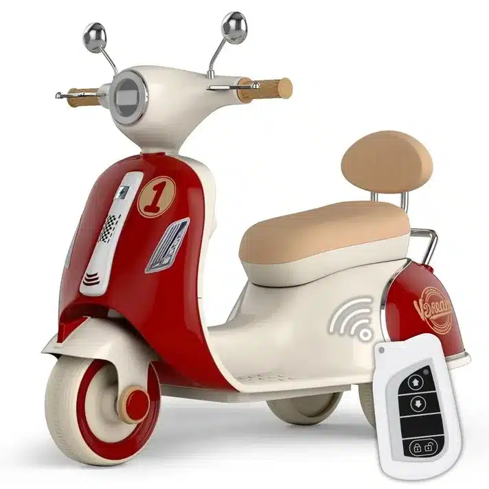 RetroRide Electric Scooter Toy with Remote Control
