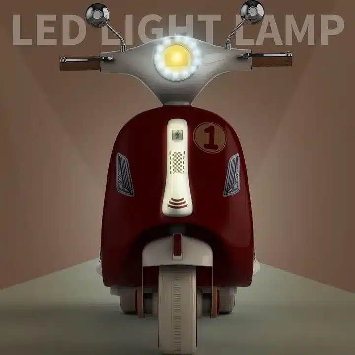 RetroRide Electric Scooter Toy with Remote Control