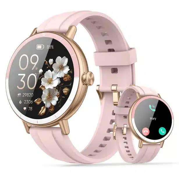 RoseAura Smart Calling Fitness Watch