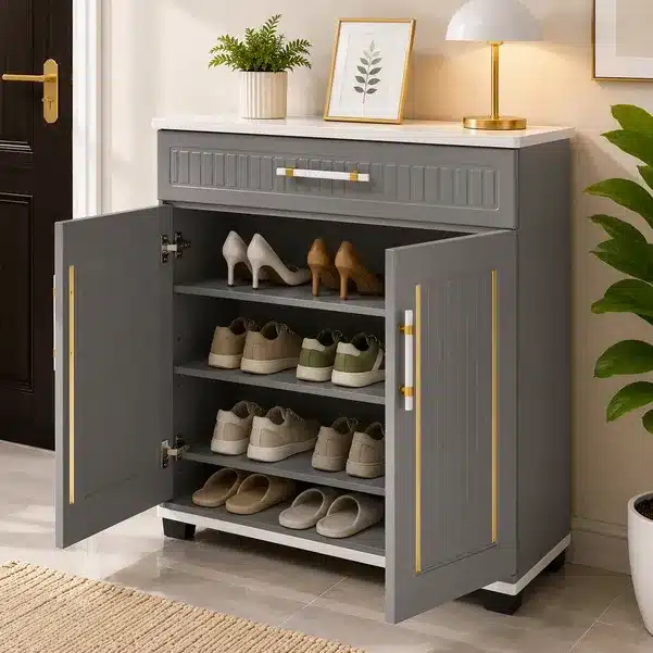 UrbanNest Modern Storage Cabinet with Drawer