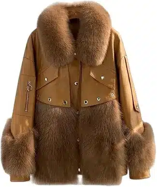WinterLux Women's Faux Fur Hooded Jacket