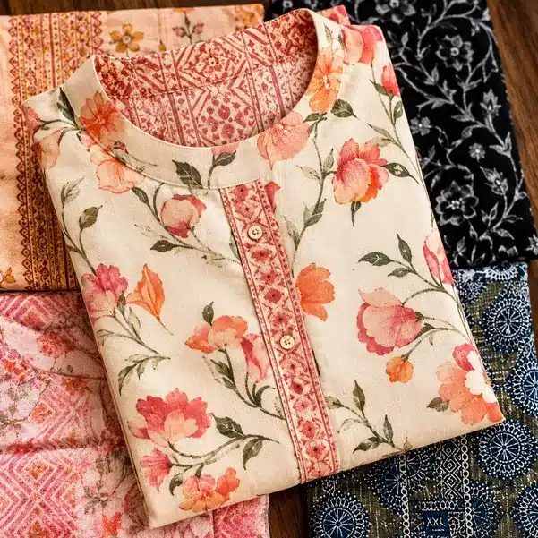 Floral Comfort Printed Cotton Nighty for Women