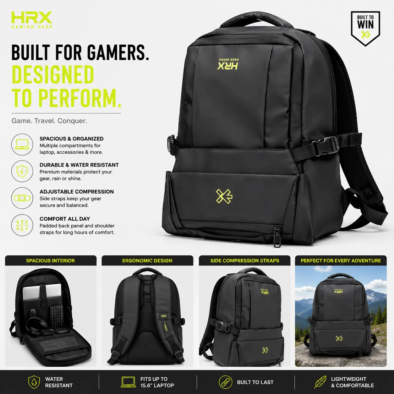 Premium Waterproof Laptop Backpack