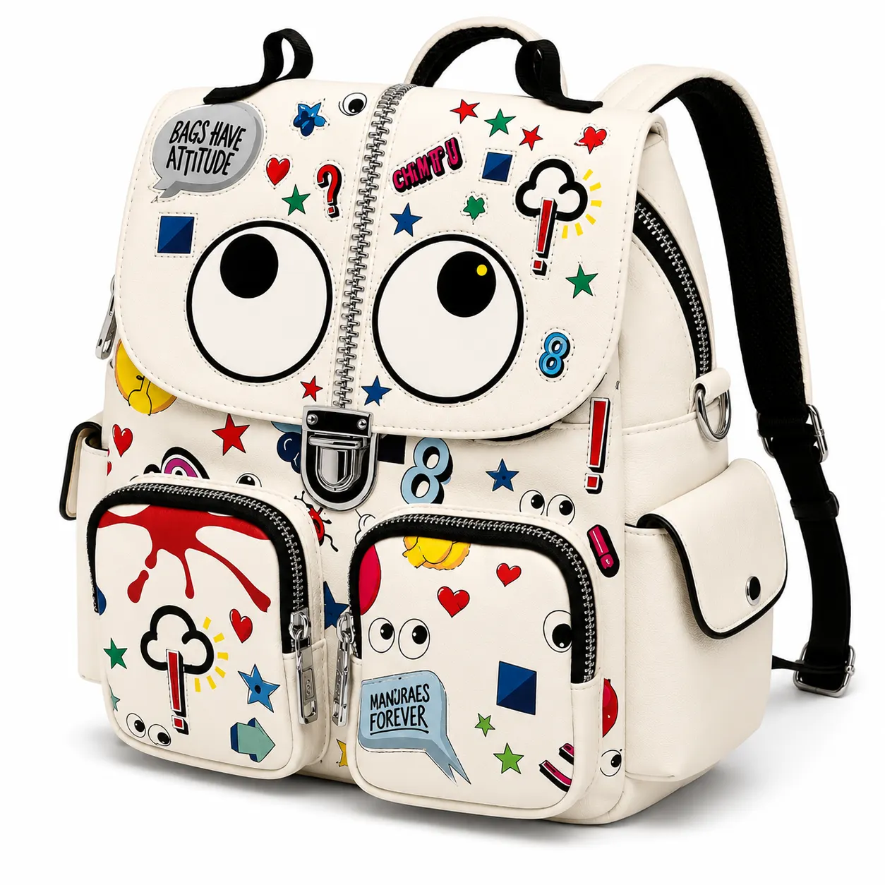 Cute Cartoon Printed Mini Backpack for Girls