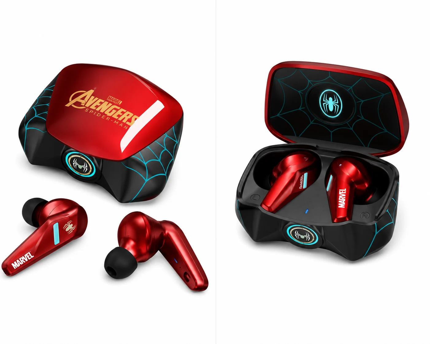Marvel Avengers Spider-Man Edition TWS Wireless Bluetooth Earbuds