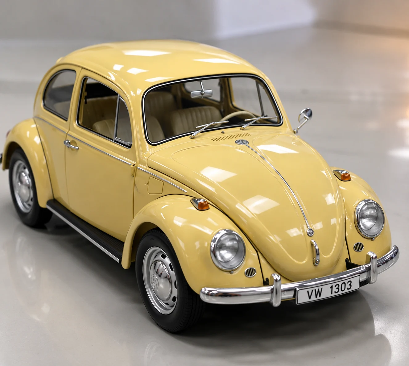 Classic Beetle Diecast Model Car