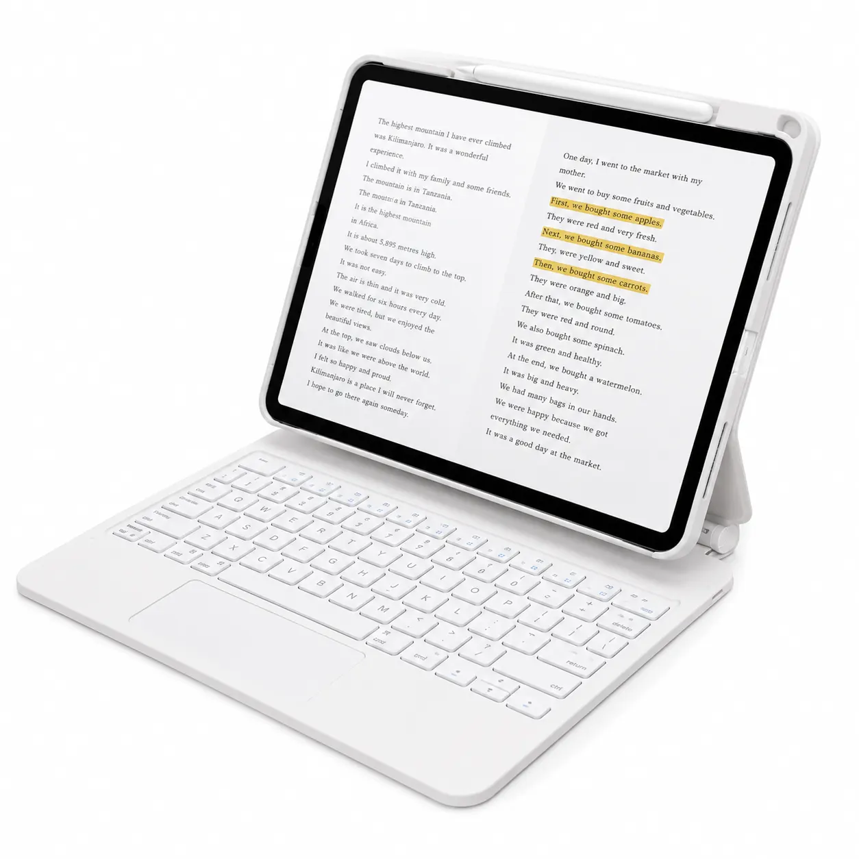 Magnetic Bluetooth Keyboard Case for Tablet