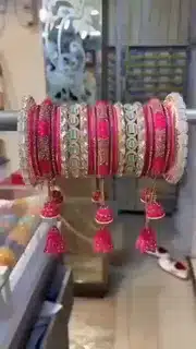 Royal Tassel Bridal Bangles Set