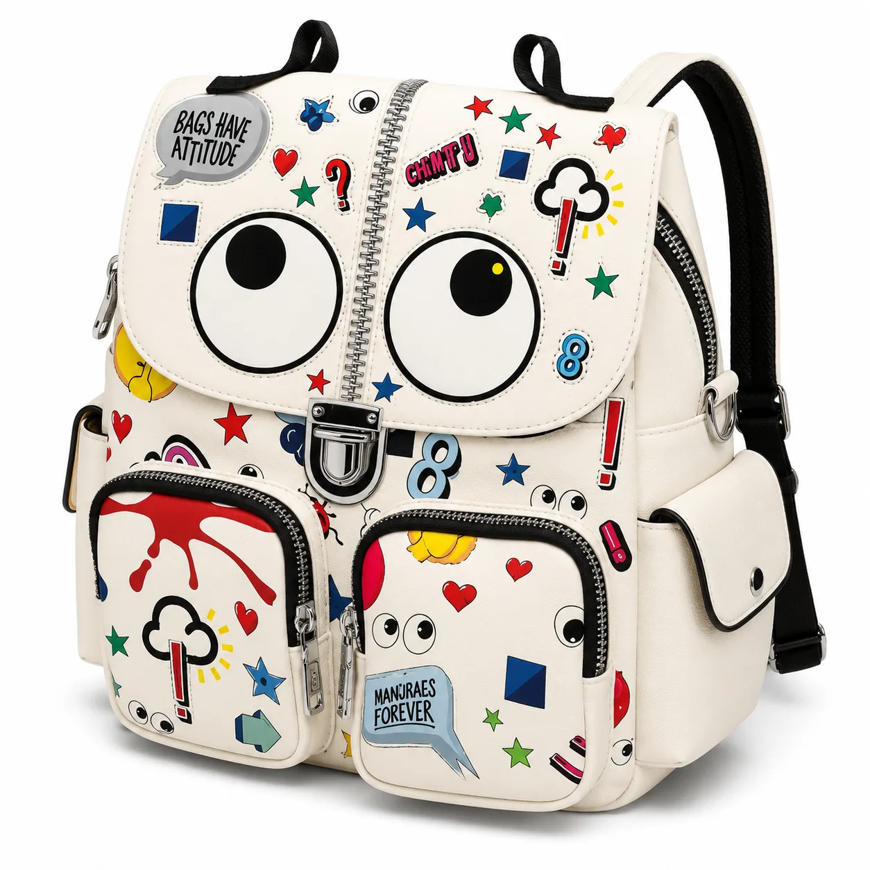 Cute Cartoon Printed Mini Backpack for Girls