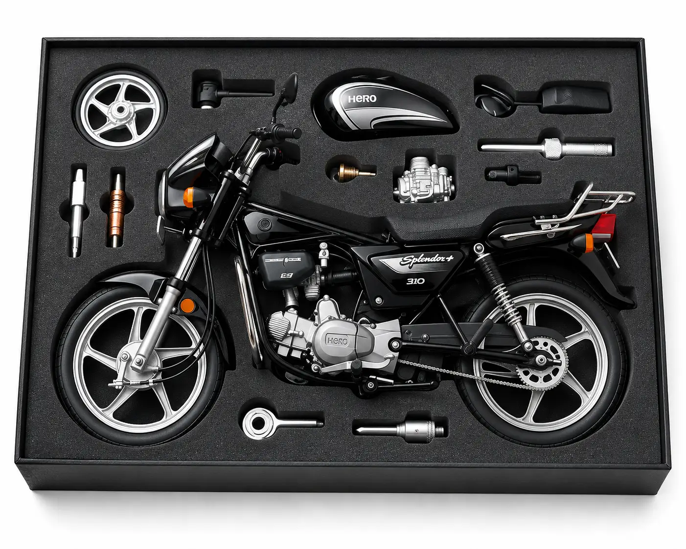 Diecast Motorcycle Model Kit